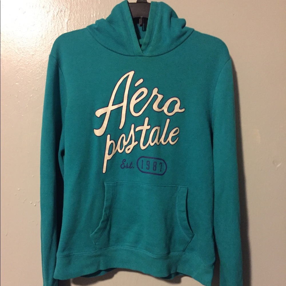 Teal Aeropostale hoodie